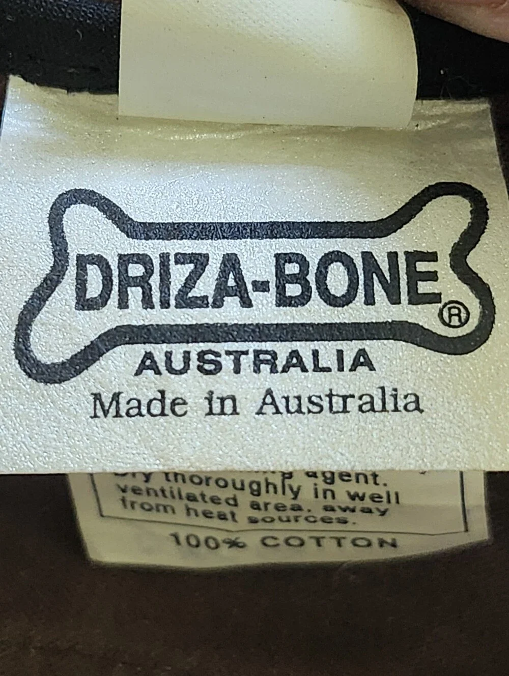 Driza-Bone Vintage Australia Oilskin Slouch Bush Hat Brown Waxed Cotton Size L